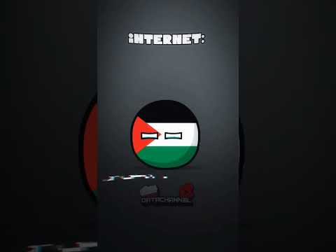 What about us? #shorts #geography #history #countryballs #palestine