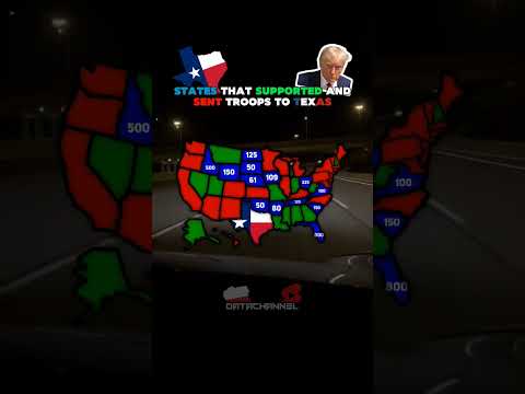 States that supported and sent troops to Texas #texas #news #unitedstates