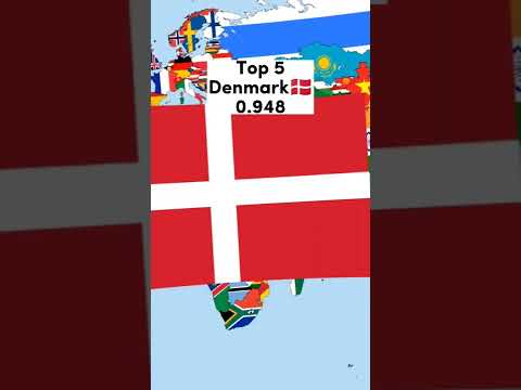 Top 8 countries by HDI in the world🗺️ #viral #shorts
