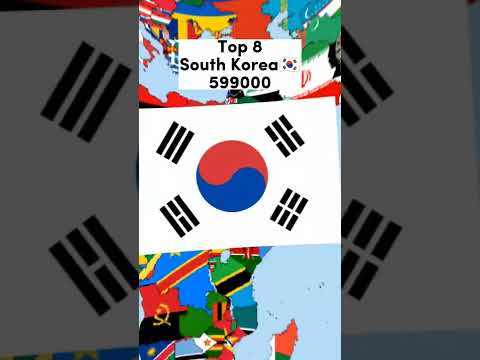 Top 8 countries with the largest military🗺️