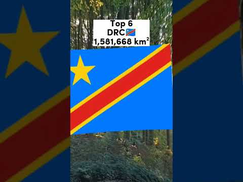 Top 6 most forested by km² countries in the world🗺️