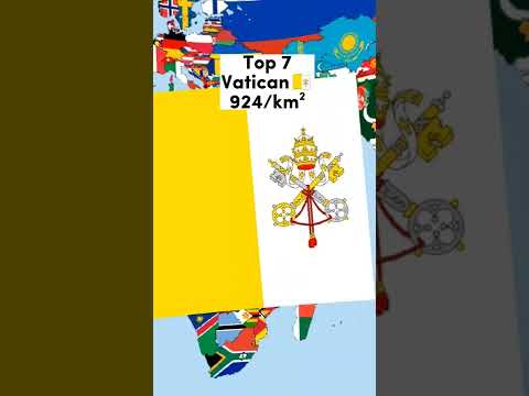 Top 8 most densely populated countries in the world🗺️