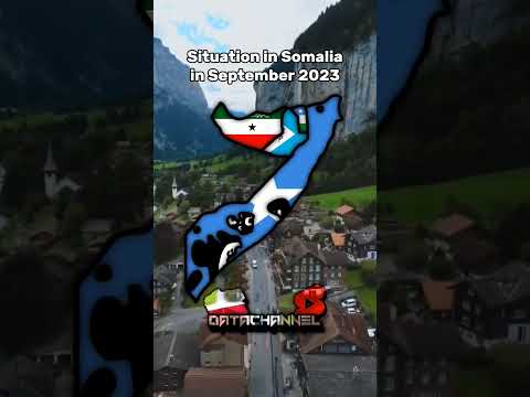 Situation in Somalia in September 2023 #shorts #mapping