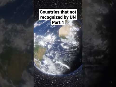 Countries that not recognized by UN🇺🇳 Part 1